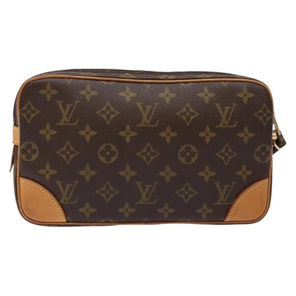 LOUIS VUITTON Monogram Marly Dragonne GM Clutch Bag M51825 LV Auth am8858 - Picture 2 of 15